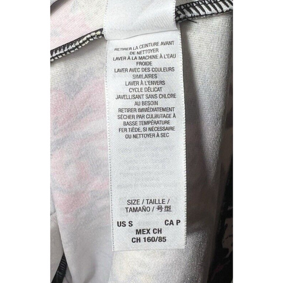 JUICY COUTURE Y2K Eloise Floral Combo Print Fit & Flare Dress Fluttered Skirt S - Picture 8 of 8